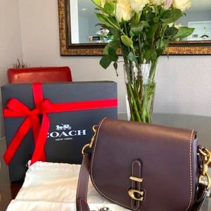 Coach saddle bag